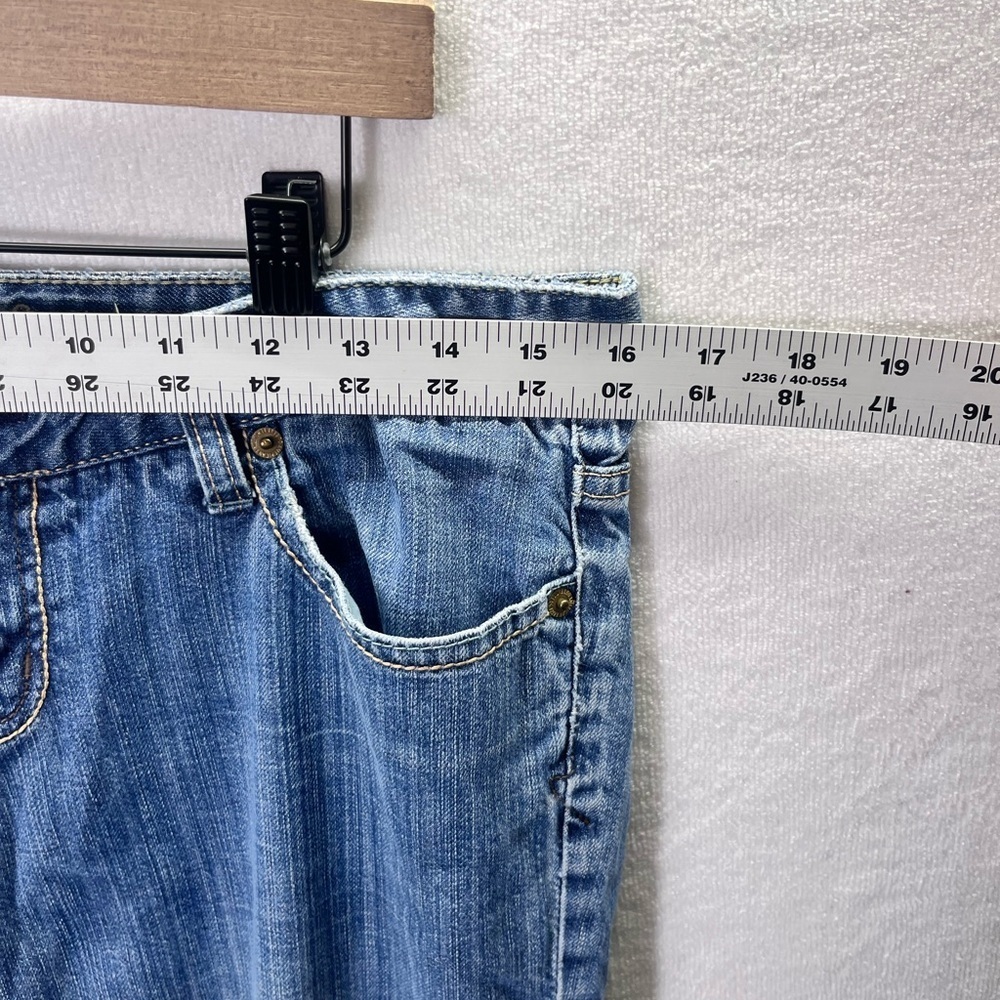 American Eagle Y2K Straight ‘77 Jeans Womens 8 100% cotton Blue Denim Retro 2035 - Picture 5 of 11